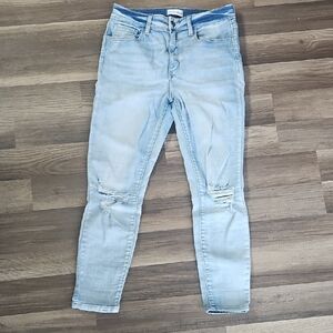 Studio Light Blue Distressed Skinny Jeans